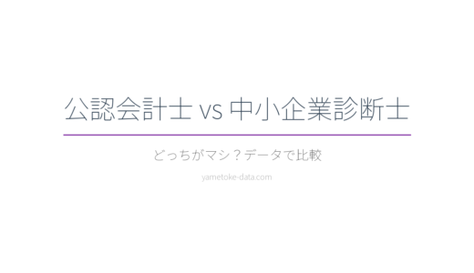 公認会計士と中小企業診断士どっちを目指す？6項目で比較